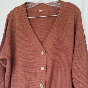 Brown Top and Bottom Outfit Size M